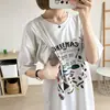Camiseta de Lactancia Verano Tendencia Chaqueta de Lactancia para Mamá para Salir a Usar Camiseta de Manga Corta para Mamá Caliente Vestido de Maternidad Pre y Postparto Talla Grande para Mujeres