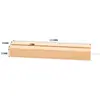 Luz de Noche Táctil de Madera DIY Base Acrílica Luminosa Luz de Noche de Madera de Caucho Base Luminosa LED Modelo de Carga