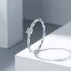 Anillo Yalihua de Plata 925 con Moissanita para Mujer, Forma Geométrica, Anillo de Plata Pura de Gama Alta Nicho, Joyería de Moda Estilo Ol
