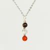 Venta Caliente Transfronteriza Pulsera de Cristal Natural de 12 Constelaciones Colgante de Piedra de Doce Estrellas Citrino Ágata Roja para Hombres y Mujeres