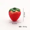 Chaveiro Pingente 3D de Frutas Realistas Grande Shangding com Durian, Mangostão, Pitaya e Manga para Artesanato DIY