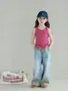 Chaleco de Algodón con Hilo Xiao Bai para Niños y Niñas Ropa Interior Ropa Exterior Chaleco Básico Rayado Ropa Exterior Chaleco Individual Sacudir Sonic Explosion