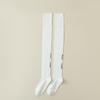 Calcetines de Mujer para Primavera y Otoño hasta la Rodilla, Calcetines hasta la Pantorrilla, Calcetines Largos, Calcetines Negros Antibacterianos Adelgazantes de Media Pantorrilla, Versátiles y Absorbentes del Sudor