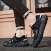 Sandalias Baotou de Cuero Genuino Estilo Nuevo 2022 para Hombre, Transpirables Casuales de Verano al por Mayor Calzado de Playa para Hombre, Antideslizantes y Ligeros