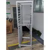 Carrito con Rejilla para Bandejas de Horneado de Aleación de Aluminio Comercial Cerrado de 18 Niveles para Pan Rack para Moldes de Pastel Rejilla para Bandejas de Horneado Carrito para Hornear Pasteles