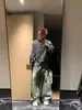 Moletom Masculino com Design de Nicho "Estampa de Leopardo Union Jack", Zíper Duplo, Jaqueta Casual Outono/Inverno com Caimento Regular nos Ombros