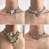 Collares transfronterizos de estilo punk de alta resistencia para hombres y mujeres, estilo gótico de subcultura, cadenas para la clavícula y collares de personalidad de nicho de moda