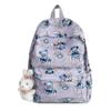 Mochila Dibujo Animado Mochila Escolar Mochila Moderna Mochila Escolar Estampada de Anime Mochila Escolar para Estudiantes Masculinos y Femeninos