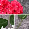 Flores de Hortênsia Artificiais, Flores Artificiais para Casamentos, Atacado de Adereços de Flores de Seda, Arte Floral, Flores de Hortênsia Rosa de Alta Qualidade para Casamento Branco
