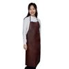 Avental de Couro Impermeável Espesso para Uso Industrial, Adequado para Homens e Mulheres em Ambientes de Frutos do Mar, Cozinha, Casa, Lavagem de Carros e Cantina, Uso Multisscenário, Resistente a Manchas de Óleo