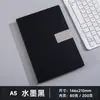 Caderno brochura, bloco de notas para atas de reunião, diário capa dura executivo com elástico, personalizável com logo, caderno de folhas soltas