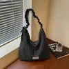 Nova Bolsa de Ombro Casual com Design de Nicho para Mulheres, Bolsa Tote Xadrez da Moda, Grande Capacidade, Versátil, Bolsa de Ombro Casual