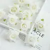 Accesorios de Cabeza de Flor Rosa Rocío Y Flor Artificial DIY Tela de Seda Tocado Gota de Agua Borde Rizado Accesorios para Diadema de Flor Rosa