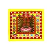 Piezas de Papel Dorado de Colores de 4 Pulgadas con Estampado Dorado al por Mayor para Ofrendas a Ancestros, Ofrendas de Fuego y Suministros Funerarios, Papel de Loto y Piña de una Sola Cara