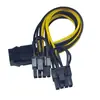 Cable de Alimentación de Tarjeta Gráfica de Computadora de 8 Pines a Doble 8 Pines, Divisor de Tarjeta Gráfica de 8 Pines a Doble 6+2 Pines
