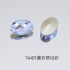 Dongzhou Diamante 12*8 Corte de Fuegos Artificiales Ovalado Diamante para Uñas Super Brillante Cristal K9 de Alta Calidad Forma de Dan Diamante con Base Puntiaguda Accesorios para Uñas