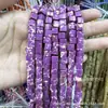 Cuentas Cuadradas Naturales Cristal Ágata Piedra Cuentas Sueltas Cuadrado de Ángulo Recto Cuentas Cubo de Azúcar Accesorios para Joyería DIY