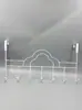 Colgador de gancho mejorado para puerta para guardar ropa y bolsos, perchero de arte de hierro para puerta para cocina y baño, gancho para abrigos y sombreros