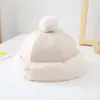 Touca de Bebê Outono e Inverno Bebê Quente de Inverno Super Fofa Touca de Tricô Meninos e Meninas Fofa Touca de Lã Tendência