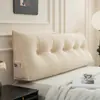 Cojín triangular de felpa Baoli para cabecera, almohadilla suave para respaldo, almohada grande para camas tatami, extraíble y lavable, adecuado para usar como respaldo de cama
