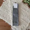 Calcetines de Canalé Fino Peiqiao Otoño/Invierno para Pantorrilla Socks de Algodón Puro Zhuji Suaves y Amigables con la Piel para Mujer Calcetines Sencillos de Micro-Presión Sin Costuras Apilados