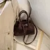 Bolso de Mano de Nicho Nuevo Primavera 2026 Moda Textura Bolso Cesta Mujer Gran Capacidad Bolso Cruzado de Viaje