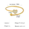 Set Combinado Forma de Corazón Joyería al por Mayor Estilo Dulce Francés Ins Collar Clavícula Completamente Incrustado Anillo Abierto