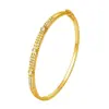 Pulsera de Trébol de Cuatro Hojas de Alta Gama Pulsera Versátil de Banda Ancha para Mujer Cobre de 18 Quilates Microincrustada con Diamantes Joyería Directo del Fabricante