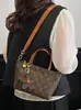 Bolsas Populares Transfronterizas para Mujer 2025 Nuevo Súper Caliente Estampado Cesta de Verduras de Moda Versátil Bolso de Hombro Cruzado