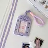Hisocute Original Tarjetero para Perseguir Estrellas Funda para Exhibición de Polaroid de Tres Pulgadas Colgante Tarjeta de Estudiante de Campus Tarjeta de Comida Funda Protectora