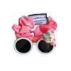 Gafas de sol para niños anillo para el pelo gafas anillo para el pelo de intestino grueso temperamento bebé niña pequeña no daña la cuerda del pelo alta elasticidad accesorios para el pelo de cola de caballo