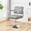 Cadeira de Salão de Cabeleireiro Moderna para Cortes de Cabelo, Especializada para Salões de Cabeleireiro, Banqueta Ajustável e Giratória, Design Simples