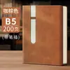 Caderno Personalizado Transfronteiriço A5B5 com Textura Semelhante à Pele, Caderno de Escritório de Negócios de Alto Padrão, Alto Valor Estético, Pode Ser Impresso com Logo, Bloco de Notas Premium