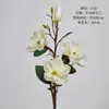 Magnólia Artificial EVA Magnólia Galho Grande Novo Estilo Chinês Decoração de Mesa de Jantar em Casa Magnólia Haste Única Flor Artificial