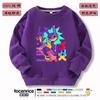 Ropa nueva de moda popular de otoño e invierno, suéter de cuello redondo suelto para niños y niñas, periférico del circo digital mágico