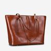Nueva Bolsa para Mujer 2025 Bolso de Hombro de Gran Capacidad Bolso Tote de Moda para Viajes de Negocios Bolso de Mano de Cuero Genuino Bolso Retro