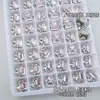 Rhinestones de Azúcar Coloreados K9 de Alta Calidad Sin Base, Productos Terminados de Vidrio Coloreado Deslumbrantes, Hechos a Mano, Rhinestones para Uñas que se Ajustan Súper Bien
