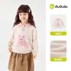Suéter para Niña Dudu, Tejido para Bebé Niña, Ropa Nueva de Otoño para Niños, Top de Dibujos Animados de Otoño e Invierno para Bebé, Ropa para Niños