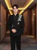 Ropa Nueva para Hombre Estilo Chino, Traje Zhongshan para Novio de Boda, Nuevo Modelo 2026 Traje de Boda, Conjunto de Traje de Compromiso, Traje Tang Tradicional Estilo Chino