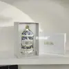 Plato de hueso europeo de lujo ligero transfronterizo para filete estilo occidental decoración Mesa de sala modelo plato plano de hueso de china casero de hortensias