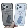 Design de Orifício Preciso Anti-Queda Adequado para Capa de Telefone de TPU Transparente Apple 17, Capa Macia de TPU de Borda Reta High-Transparency Iphnoe 16Pro