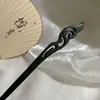 Horquilla de Jade Estilo Antiguo, Nueva Horquilla Simple y de Alta Gama Estilo Chino, Accesorio para el Cabello Diario para Niñas con Qipao