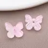 Mezcla de 15 Tipos de Mariposas de Vidrio de Colores Tridimensionales Transparentes de 10x11 mm Piezas para Accesorios de Cabello Hechos a Mano DIY
