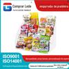 Fábrica de atacado acrílico curvo expositor degrau expositor transparente expositor de prateleira de alimentos