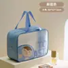 Bolsa de Cosméticos Nueva para Mujer Bolsa de Almacenamiento para Artículos de Tocador para Hombre Impermeable Portátil Bolsa de Almacenamiento de Gran Capacidad Cremallera Dibujos Animados