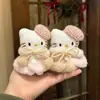 Colgante de Bolsa de Gatito Lindo Llavero de Juguete de Peluche Vintage Regalo