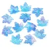 Acrílico colorido transparente Mabe gelatina dos tonos nuevo hoja de arce DIY funda de teléfono pasador material accesorios al por mayor