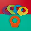 Nuevas Pegatinas con Logo de Venta Caliente Transfronteriza, Identificadores de Bebidas, Logos Distintivos para Fiestas de Viaje, Anillos Marcadores para Botellas en Stock