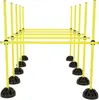 Marcadores de Treino de Futebol, Bandeiras de Canto, Bastões de Corrida em Forma de Cobra, Equipamento Esportivo de Basquete Infantil, Exercícios com Bastões, Cones de Estacionamento e Ré