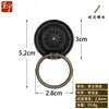 Chengyu Manija de Cajón Manija de Crisantemo Estilo Europeo Manija de Cajón de Aleación de Zinc Manija de Puerta de Armario de Gabinete Tocador